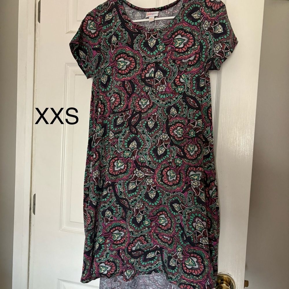 Colorful Paisley LLR Carly T-Shirt Dress